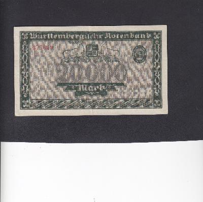 Beschrijving achterzijde: wurttemberische Banknote